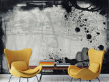 Peel and Stick Wallpaper – Grunge Texture Art Style – For Office, Apartment or Creative Space