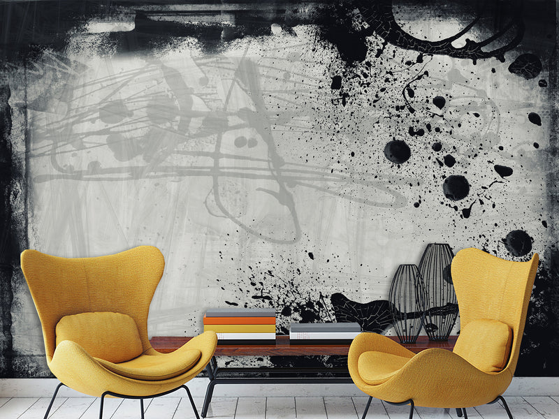 Peel and Stick Wallpaper – Grunge Texture Art Style – For Office, Apartment or Creative Space