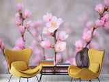 Peel and Stick Oracal film for bedroom, hall, kitchen decor “Sakura flowers”