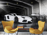 Peel and Stick Mural Lamborghini Wall Mural – Car Decal for Bedroom, Kitchen & Living Room