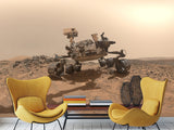 Peel & Stick Vinyl Wallpaper Space Design for Living Room or Office Print Mars Rover Wall Mural