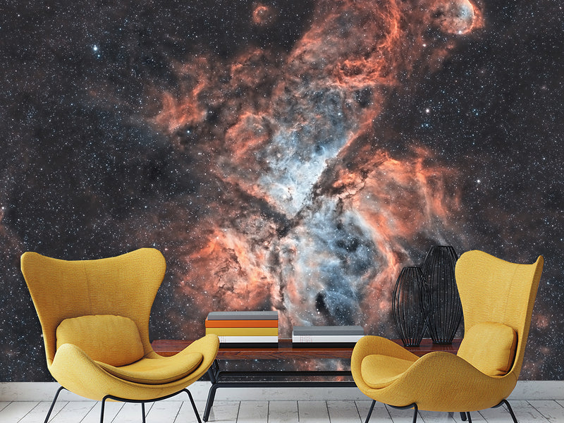 Peel and Stick Wall Mural Full-Wall 3D “Andromeda Nebula” Wall Mural – Ready-Made Photo Wallpaper for Home Interior
