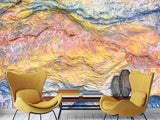 Peel and Stick 3D photo wallpaper Abstract Wall Art – Multicolored Cave-Inspired Texture