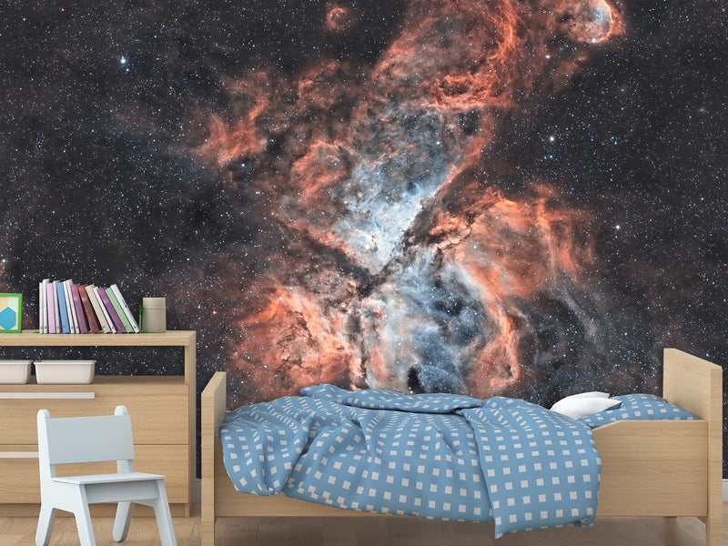 Peel and Stick Wall Mural Full-Wall 3D “Andromeda Nebula” Wall Mural – Ready-Made Photo Wallpaper for Home Interior