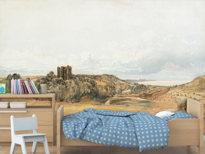Wall Mural Self-Adhesive Wallpaper for Home or Office - Penrhyn Castle North Wales by Peter De Wint