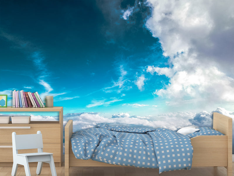 Non-Wowen Wallpaper "Flying in the sky" – Wall art wallpaper for&nbsp; Bedroom or Living Room