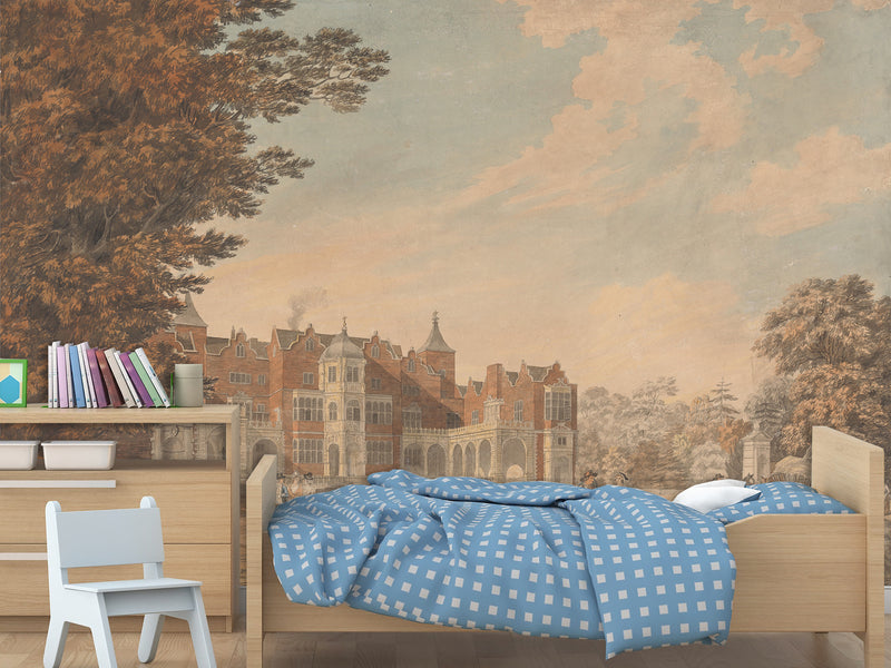 Non-Woven Full Wall Photo Wallpaper – Art Design For Bedroom Or Living Room – Holland House Kensington