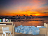 Non-Woven Mural Large Wall Art For Bedroom, Living Room Or Relaxation Zone – Ocean Sunset