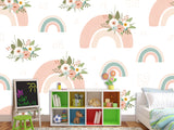 Kids photo wallpaper on the wall non-woven “Rainbow”, 3d wallpaper for Kids room