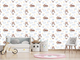 Mural For Kids On The Wall Calm Wall Design – “Dreamy Bears” For Kids’ Room