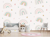 Kids photo wallpaper on the wall non-woven “Rainbow”, 3d wallpaper for Kids room