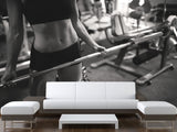 High-Quality Peel and Stick Sports Design Mural, Sports Photo Wallpaper "Motivation"