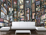 Comic Style Accent Wall Self-adhesive Photo Wallpaper 3D Wallpaper for Bedroom Ready with “New York” Design🌆