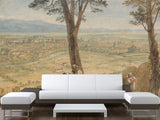 Traditional Full Wall Wallpaper – Classic Print for Room or Office Joseph Mallord William Turner-Rome from Monte Mario