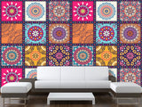Geometric Design For Home Peel and Stick Wall Mural Mandala For Office, Bedroom, Living Room