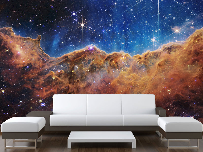 Wall mural for the bedroom, Traditional wallpaper on the wall “Galaxy” / "‎Carina Nebula", decorative wallpaper