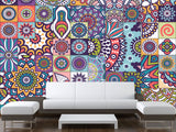 Art Design Geometric Vinyl Wallpaper Peel and Stick Cubes For Office, Workspace