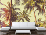 Self-Adhesive Wall Mural Print of Los Angeles Palm Trees for Living Room or Bedroom