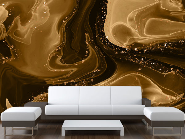 Traditional Mural For Whole Wall In Bedroom Living Room Abstraction "Flame Of Fire"
