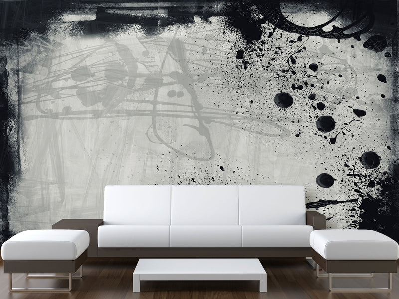 Peel and Stick Wallpaper – Grunge Texture Art Style – For Office, Apartment or Creative Space