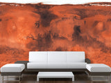 Traditional Full-Wall Wallpaper – Abstract Art 'Red Blurs' | Accent Wall Design Foe Home