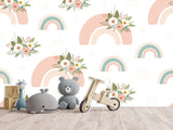 Kids photo wallpaper on the wall non-woven “Rainbow”, 3d wallpaper for Kids room