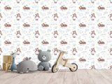 Mural For Kids On The Wall Calm Wall Design – “Dreamy Bears” For Kids’ Room