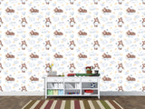 Mural For Kids On The Wall Calm Wall Design – “Dreamy Bears” For Kids’ Room