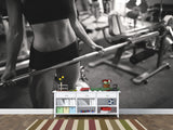 High-Quality Peel and Stick Sports Design Mural, Sports Photo Wallpaper "Motivation"