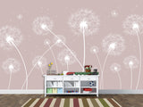 Non-Woven Minimalist Wallpaper With Dandelion Design, Photo Wallpaper For Decorating Bedroom, Living Room 🌿