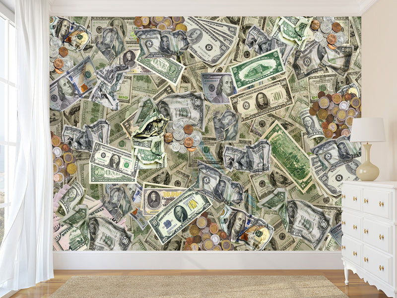 Theme Of Business And Success Self-Adhesive Photo Wallpapers For Office And Living Room "Money Universe"
