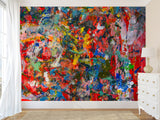 Self-Adhesive Wallpaper – Art Design for Home, Abstract "Paint Strokes