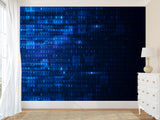Bold Design For Office, Gaming Room Peel And Stick Wallpaper Full Wall Art Print For Home "Cryptocurrency Matrix" 💻