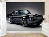 Peel and stick Wall Mural Inspired by Ford Mustang – Bold Wallpaper for Room/Garage/Gym