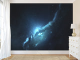 Peel and Stick Wall Mural Full-Wall Art Wallpaper "Space Nebula Surrounded by Stars" Decor For Bedroom