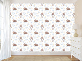 Mural For Kids On The Wall Calm Wall Design – “Dreamy Bears” For Kids’ Room