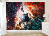 Peel and Stick Wall Mural 3D Print for Bedroom “Infinity of the Galaxy”