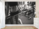 High-Quality Peel and Stick Sports Design Mural, Sports Photo Wallpaper "Motivation"