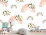 Kids photo wallpaper on the wall non-woven “Rainbow”, 3d wallpaper for Kids room