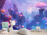 Peel & Stick Vinyl Wallpaper Kids' Room Wall Desing Mural – Fantastic Underwater World Theme