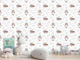 Mural For Kids On The Wall Calm Wall Design – “Dreamy Bears” For Kids’ Room