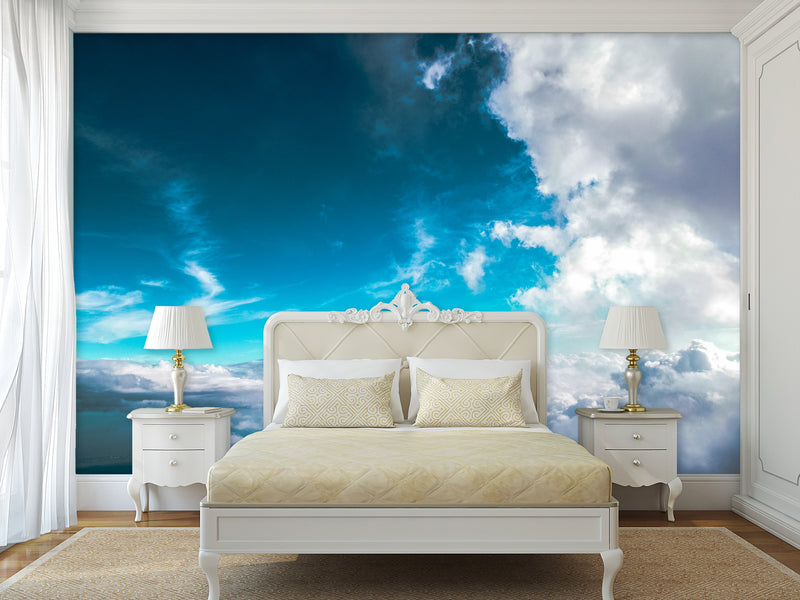 Non-Wowen Wallpaper "Flying in the sky" – Wall art wallpaper for&nbsp; Bedroom or Living Room