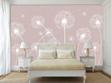 Non-Woven Minimalist Wallpaper With Dandelion Design, Photo Wallpaper For Decorating Bedroom, Living Room 🌿