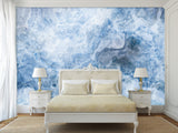Abstract Vinyl Wallpaper Peel and Stick Wall Mural for Living Room, Office, Relax Zone "Abstract Vision of Sea Waves" 🌊