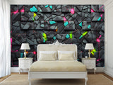 Modern prints for the office, living room, and game room Non-woven photo wallpaper with a 3D effect