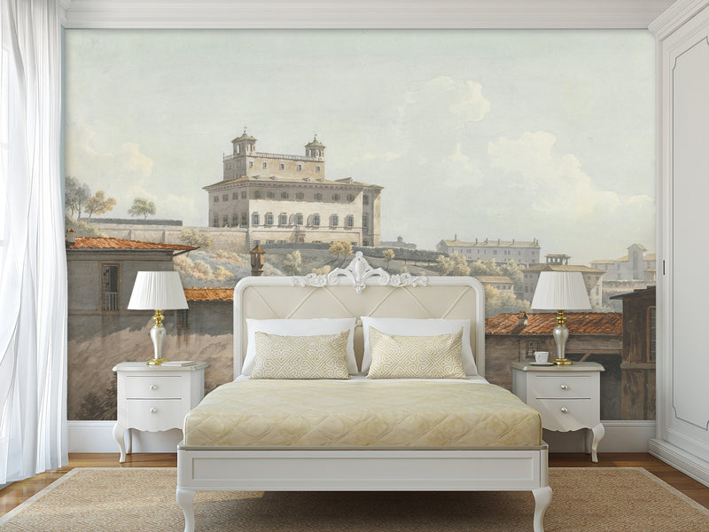 Non-Woven Wall Mural John Warwick Smith-The Villa Medici Rome For Living Room or Bedroom
