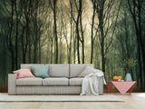 Peel & Stick Mural For  Office, Living Room & Bedroom - Forest Thicket Print