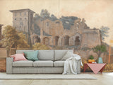 Peel and Stik Wallpaper John Warwick Smith - In the Camp Vaccinio at Rome – 3D Wall Art For Bedroom, Kitchen And Living Room