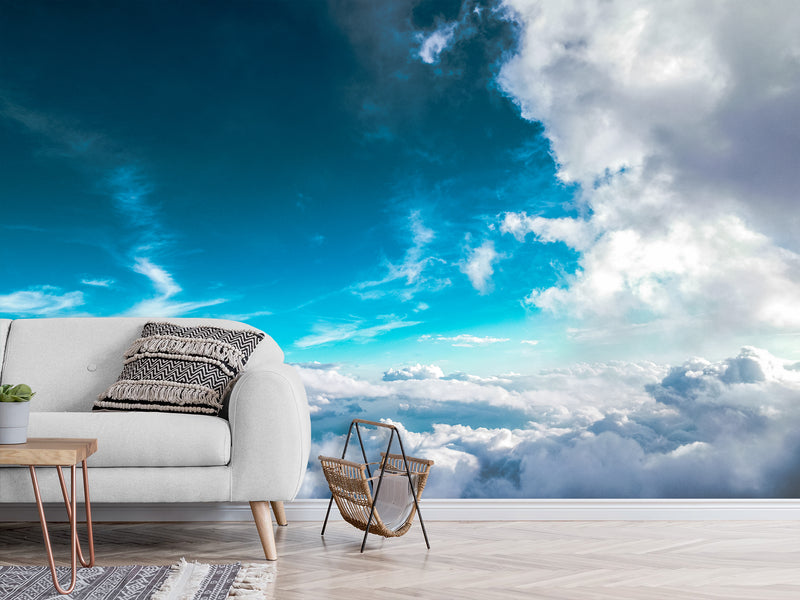 Non-Wowen Wallpaper "Flying in the sky" – Wall art wallpaper for&nbsp; Bedroom or Living Room