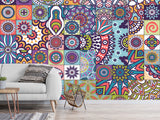 Art Design Geometric Vinyl Wallpaper Peel and Stick Cubes For Office, Workspace